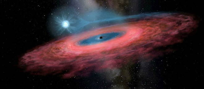 Un trou noir a 14 000 annees-lumiere de la Terre. (photo d'illustration)

