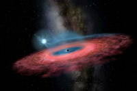 Un trou noir a 14 000 annees-lumiere de la Terre. (photo d'illustration)
