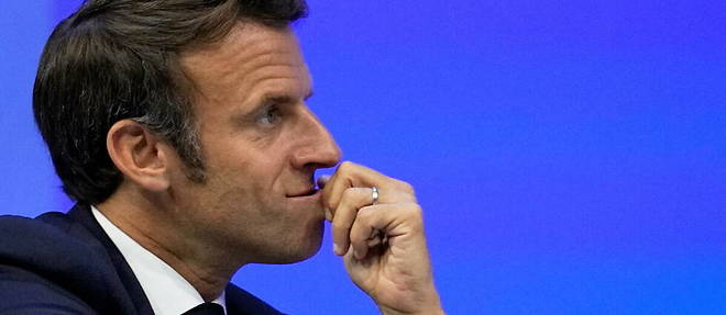 Emmanuel Macron on June 17, 2022.