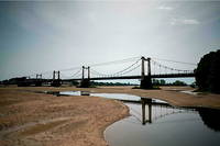 Le pont Montjean-sur-Loire le 16 juin 2022.  

