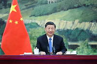 Le président chinois, Xi Jinping, à Pékin, le 25 mai 2022.
