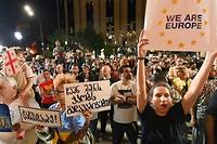 G&eacute;orgie: des dizaines de milliers de manifestants pour demander l'adh&eacute;sion &agrave; l'UE