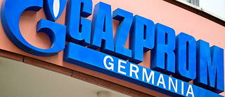 Cette photo d'archive prise le 5 avril 2022 montre le siège de la filiale allemande du géant gazier russe Gazprom, Gazprom Allemagne, à Berlin.
 
