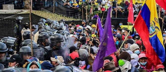 Equateur: le gouvernement fustige la "violence" des manifestants, la mobilisation continue