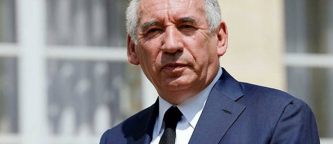 Francois Bayrou apres un entretien a l'Elysee, a Paris, le 21 juin 2022. 