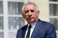 François Bayrou après un entretien à l'Élysée, à Paris, le 21 juin 2022. 
 
