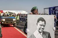 Kinshasa, derni&egrave;re &eacute;tape du p&eacute;riple du cercueil de Patrice Lumumba en RDC