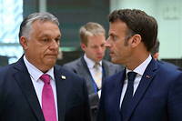 Concernant la taxe sur les multinationales, Viktor Orban demeure insensible aux arguments du president francais.
