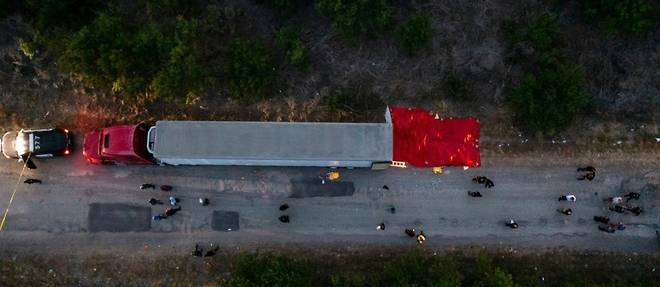 51 migrants morts dans un camion au Texas, Biden appelle a lutter contre les "passeurs"