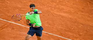   Rafael Nadal à Roland-Garros en 2021.  ©CHRISTOPHE ARCHAMBAULT
