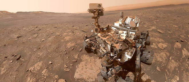 Selfie pris par le rover Curiosity sur Mars le 12 novembre 2020. 

