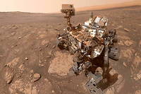 Selfie pris par le rover Curiosity sur Mars le 12 novembre 2020. 
