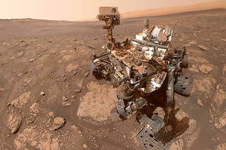 Selfie pris par le rover Curiosity sur Mars le 12 novembre 2020. 
