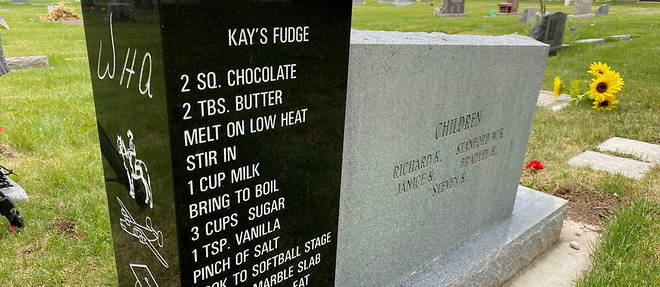 La recette du fudge de Martha Kathryn Kirkham Andrews est l'attraction du cimetiere de Logan City (Utah).
