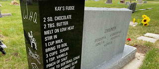 La recette du fudge de Martha Kathryn Kirkham Andrews est l'attraction du cimetière de Logan City (Utah).
