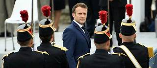 Emmanuel Macron le 14 juillet 2021.
