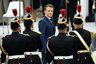 Emmanuel Macron le 14 juillet 2021.
