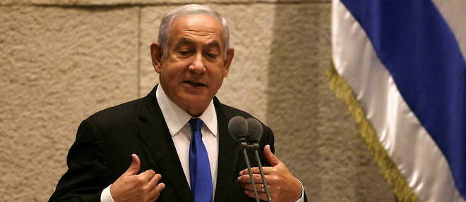 Benyamin Netanyahou devant le Parlement israelien le 30 juin. 
