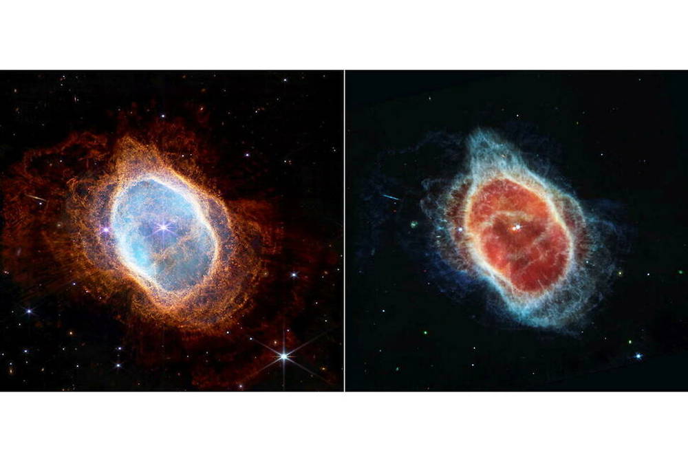 Deux nouvelles vues de la nébuleuse de l'anneau austral (NGC 3132)