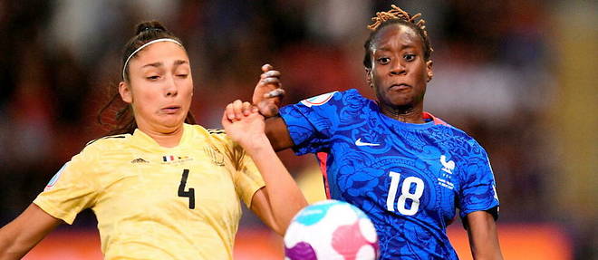 Ouleymata Sarr et l'equipe de France feminine de football se sont imposees face a la Belgique (2-1) jeudi soir pour rallier les quarts de finale de l'Euro. 
