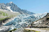 Le glacier d'Argentiere en 2013.
