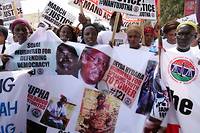 Les victimes de l'&egrave;re Jammeh entre soulagement et scepticisme apr&egrave;s la condamnation d'ex-espions gambiens
