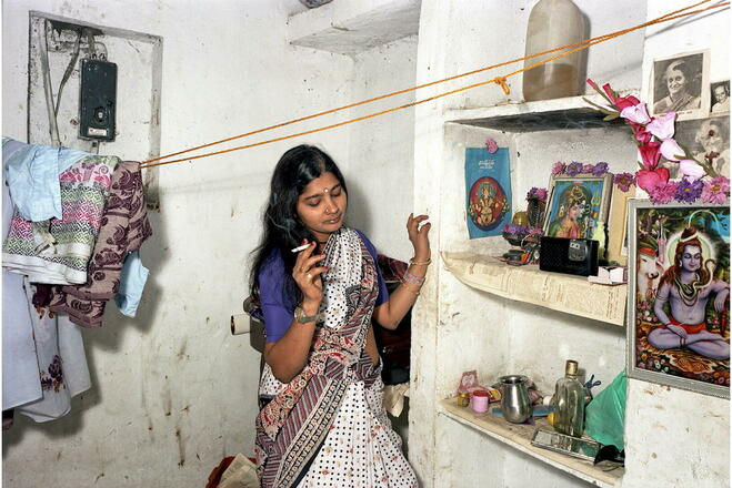  Rekha, Bombay, 1984 , exposé à Arles.<br />
 
 ©  copyright Mitch Epstein