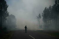 « Pas une maison n’a brûlé sur la commune. Les 350 pompiers mobilisés ont fait un travail extraordinaire. Toutefois, 1 600 hectares (sur 5 300) de forêt privée sont partis en fumée…»  raconte Jean-Marc Pelletant, maire de Landiras.
