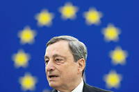 L'ancien Premier ministre italien et président de la BCE Mario Draghi.
