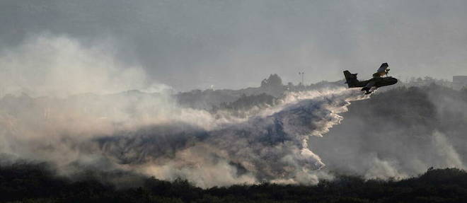 L'incendie qui a ravage plus de 1 200 hectares dans l'Ardeche a repris a cause du vent (photo d'illustration).
