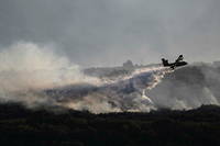L'incendie qui a ravagé plus de 1 200 hectares dans l'Ardèche a repris à cause du vent (photo d'illustration).
