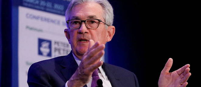 Le patron de la Fed a annonce une hausse des taux directeurs des banques americaines.
