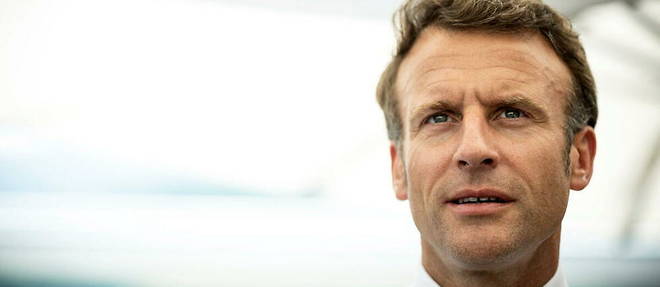 Emmanuel Macron, le 21 juillet 2022.
