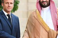 Le prince h&eacute;ritier saoudien et Macron veulent coop&eacute;rer pour &quot;att&eacute;nuer les effets&quot; de la guerre en Ukraine