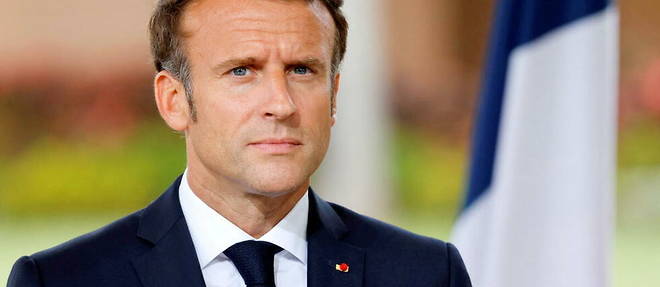 Emmanuel Macron, le 27 juillet 2022.
