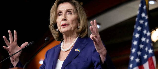 Nancy Pelosi au Capitole, a Washington, le 29 juillet 2022. 
 
