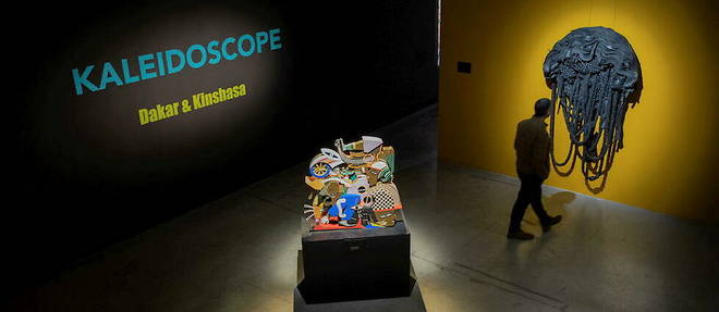Une vue de l'exposition << Kaleidoscope - Dakar & Kinshasa >>, a Apt.
