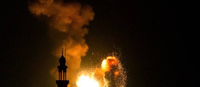 Gaza: poursuite des frappes israeliennes et des tirs de roquettes vers Israel