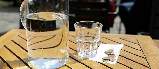 En Allemagne, les restaurants offrant de l'eau en carafe sont rares.
