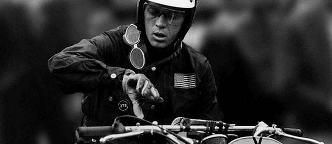 1964 Steve pendant les ISDT 1964 a Erfurt en Allemagne de l'EST membre de l'equipe Americaine de moto Enduro
