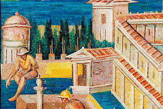 Venise, mosaïque du 4 e  siecle (Museo Archeologico Nazionale).