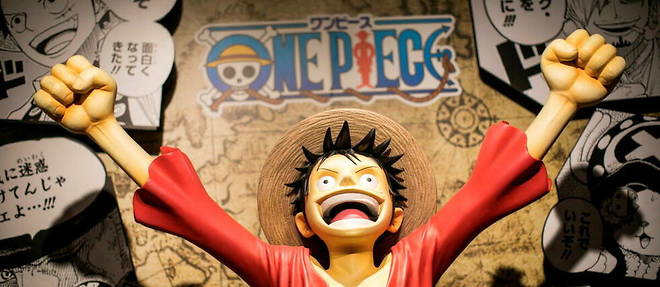 Le personnage central du manga One Piece, Luffy.  
