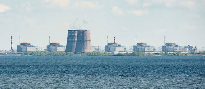 La centrale nucleaire de Zaporijia est la plus grande d'Ukraine et d'Europe.

