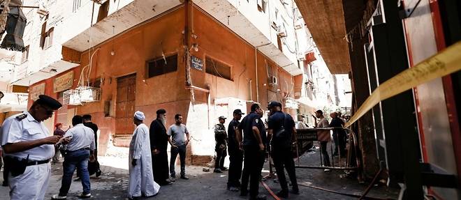 Un incendie accidentel dans une eglise du Caire fait 41 morts