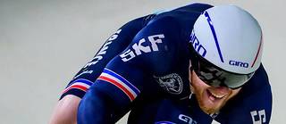 Le cycliste Sébastien Vigier est le nouveau champion d'Europe de vitesse sur piste.
