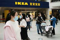Des clients paniqués ont tenté de fuir un Ikea à Shanghai ce samedi 13 août après la détection d'un cas de Covid-19 par les autorités sanitaires. (Photo d'illustration).
