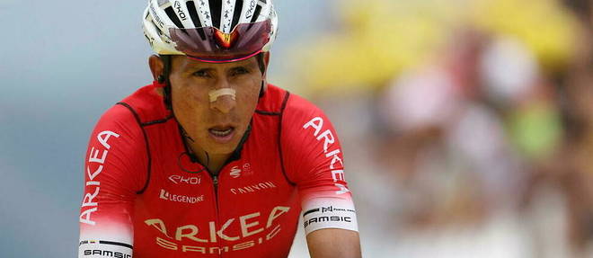 Nairo Quintana a ete disqualifie du Tour de France apres une infraction a l'interdiction d'usage du tramadol en competition.
