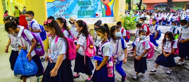 Philippines: les etablissements scolaires rouvrent apres plus de deux ans de fermeture