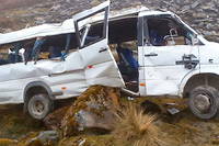 P&eacute;rou&nbsp;: 4 touristes meurent dans un accident de bus au&nbsp;Machu Picchu