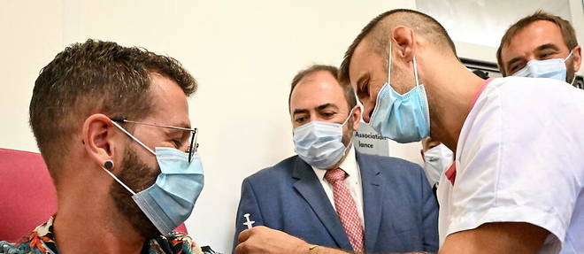 Le ministre de la Sante, Francois Braun, s'est rejoui, lors d'un deplacement dans un centre de vaccination contre la variole du singe a Montpellier, d'avoir passe la barre des 50 000 vaccinations. 
